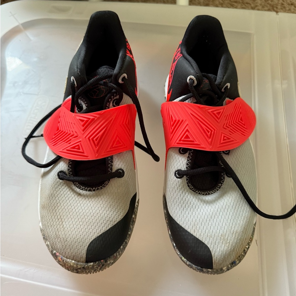 Nike Red and Black Sneakers with Sporty Design